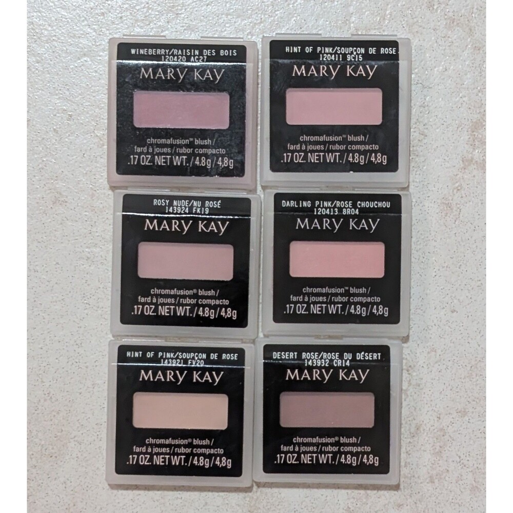 Mary Kay Chromafusion Blush Discontinued Choose Color .17oz Talc Formula